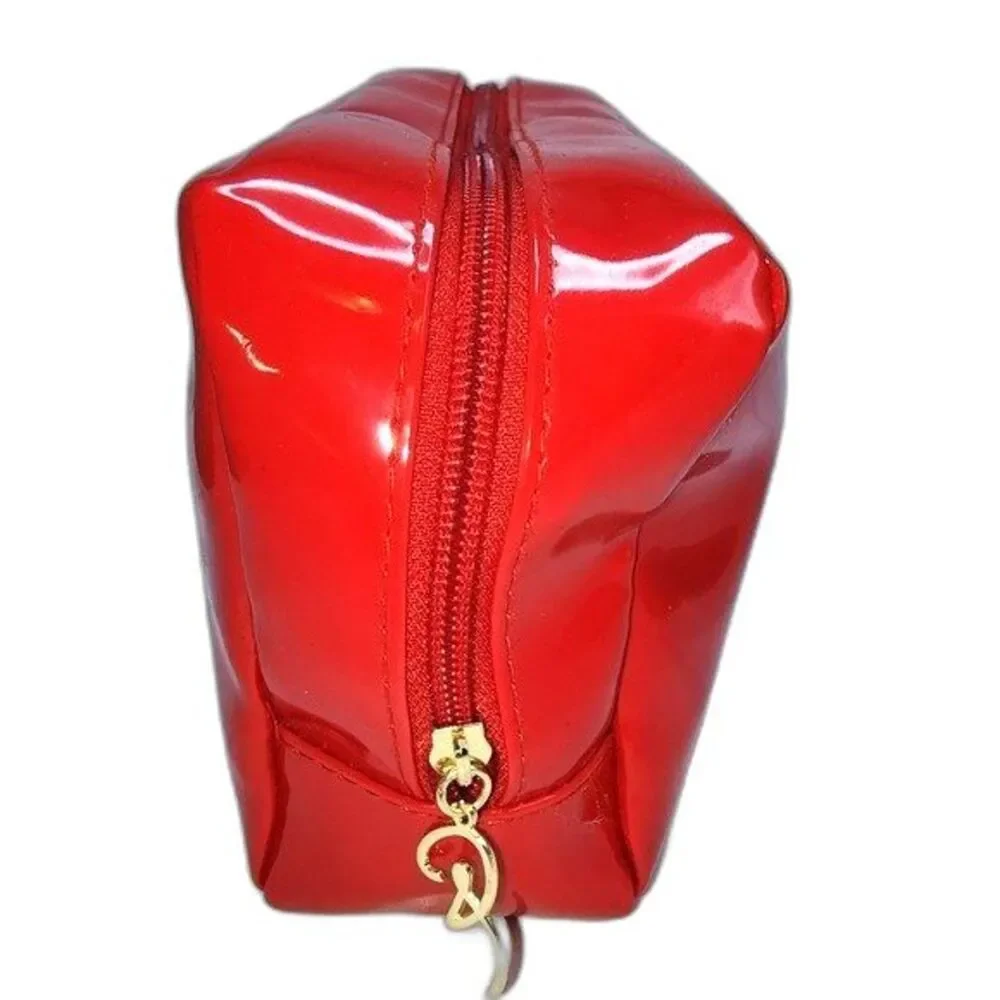 Christian Lacroix Rouge Red Patent Makeup‎ Bag 9